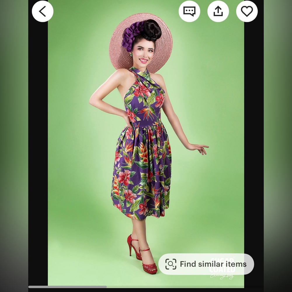 Tiki Hawaiian dress